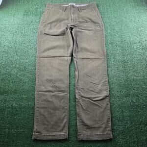 Goodfellow military style green hennepin chino pants